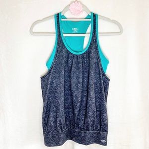 Maurices inMotion 2-in-1 Slouchy Tank Top and Built In Sports Bra, Small